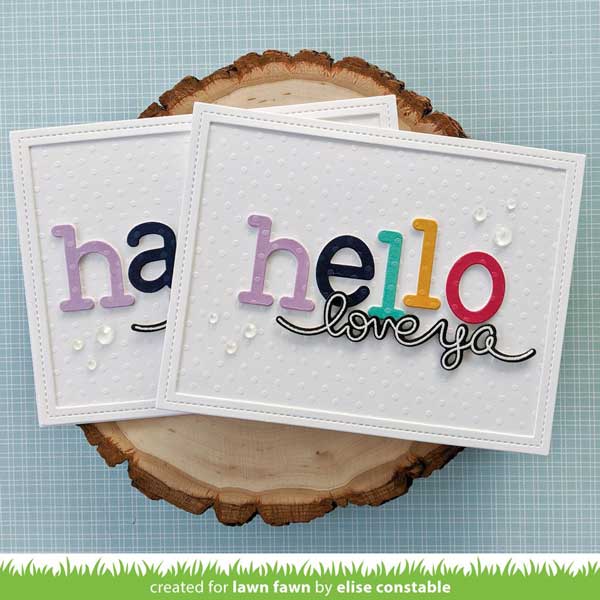 Lawn Fawn Textured Dot Cardstock - Pastels