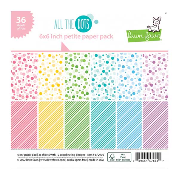 Lawn Fawn All The Dots Petite Paper Pack