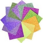 Memory Box Glitter Paper Pad 6″X6″ – Graceful Garden