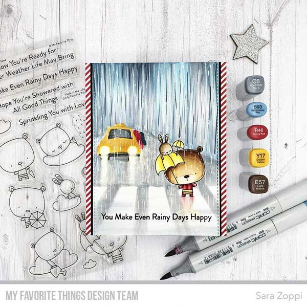 My Favorite Things Stripe Splash Paper Pad - 6&quot; x 6&quot;