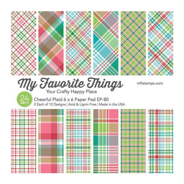 My Favorite Things Cheerful Plaid Paper Pad