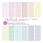 My Favorite Things Rainbow Grid Paper Pad – 6″ x 6″