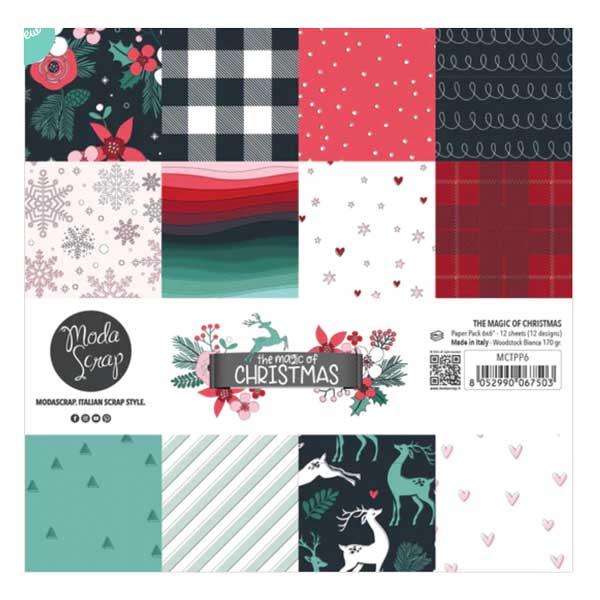 Moda Scrap The Magic of Christmas Paper Pack - 6&quot;x6&quot;