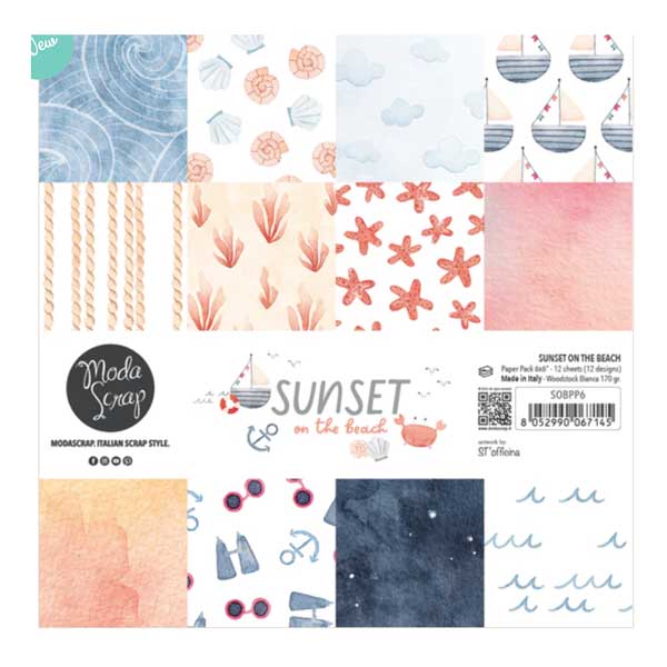 Moda Scrap Summer on the Beach Paper Pack