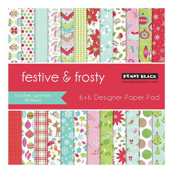 Penny Black Festive &amp; Frosty Paper Pad