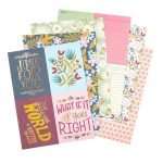 Pink Paislee Joyful Notes with Gold Foil Paper Pad