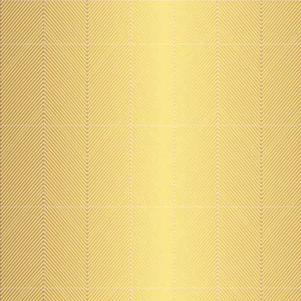 American Crafts Jen Hadfield Gold Foil Accent Cardstock - Chevron