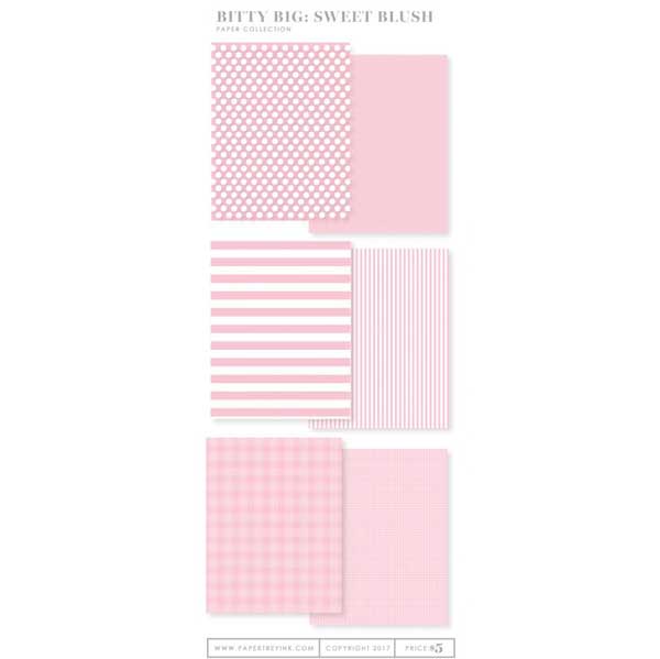 Papertrey Ink Bitty Big Paper Collection: Sweet Blush