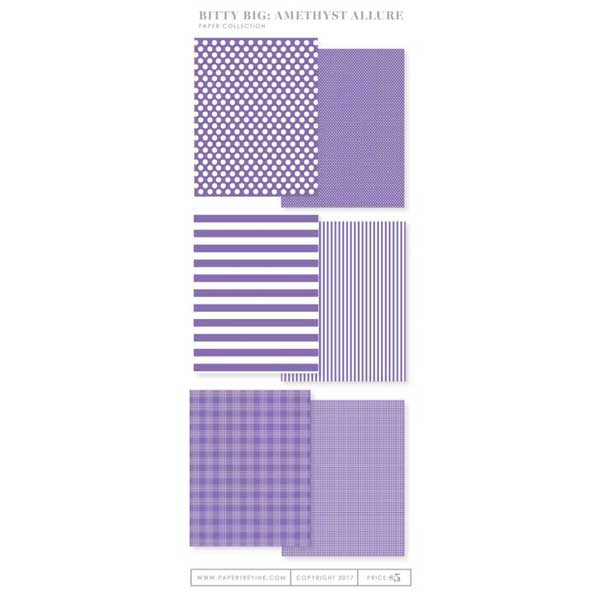 Papertrey Ink Bitty Big Paper Collection: Amethyst Allure