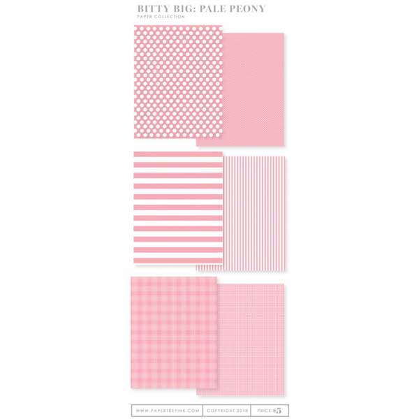 Papertrey Ink Bitty Big Paper Collection: Pale Peony