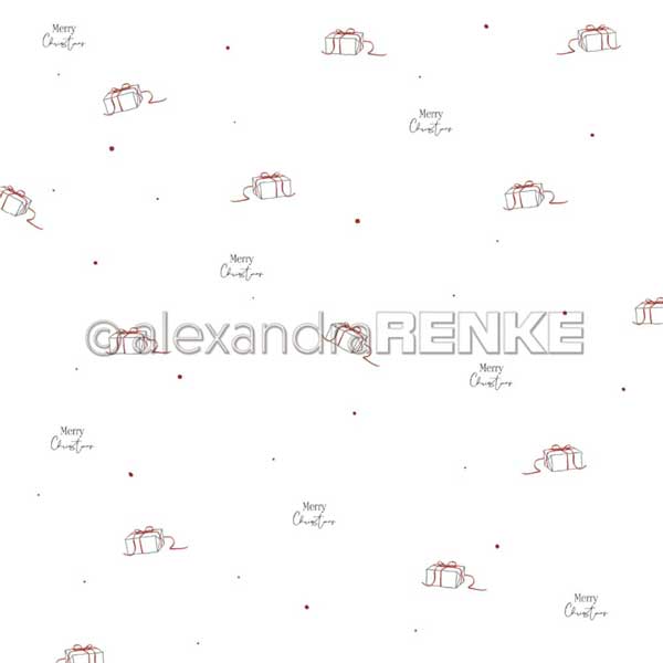 Alexandra Renke Merry Christmas Gifts Design Paper