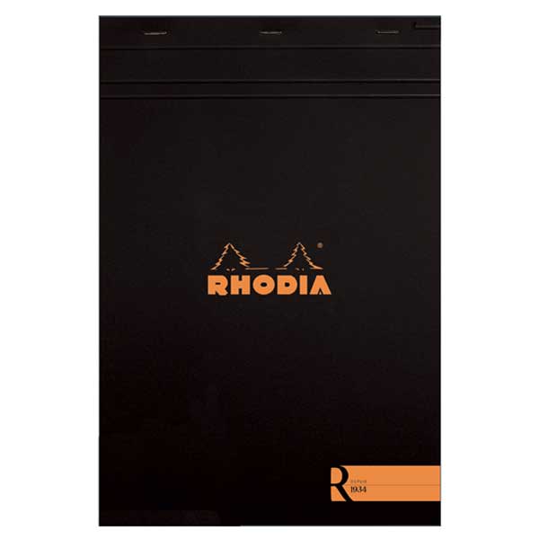 Rhodia &quot;R&quot; Premium Stapled Notepad - Lined