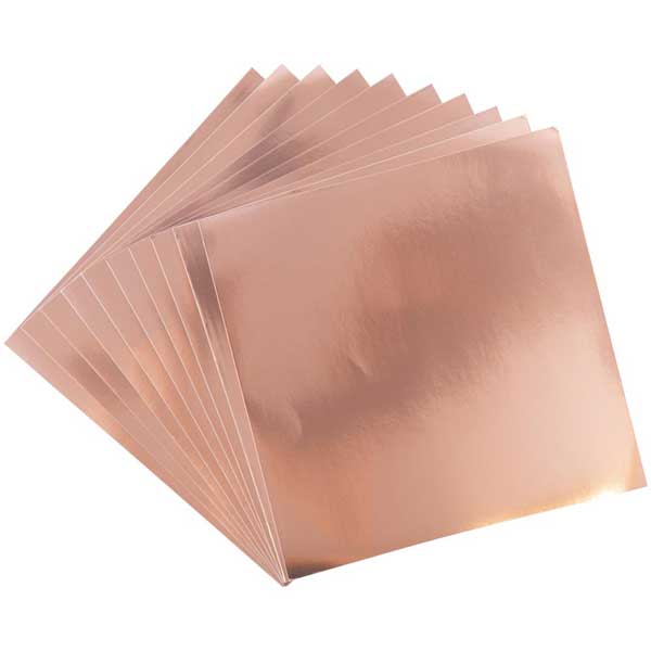 Sizzix Surfacez Aluminium Metal Sheets - Rose Gold