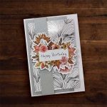 Paper Rose Floral Backgrounds Silver Foil Paper Collection