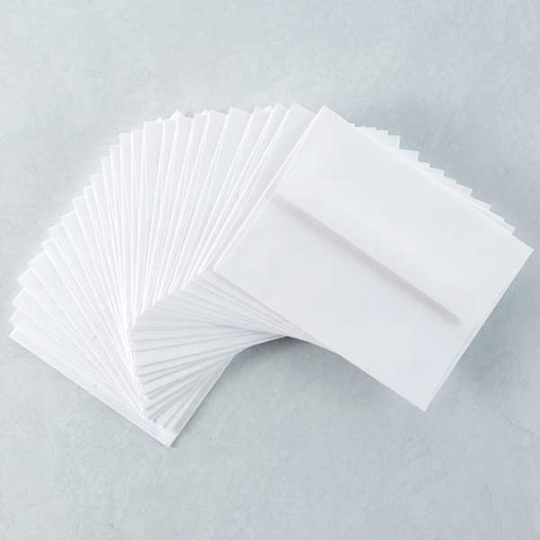 Spellbinders A2 White Envelopes - 25pk