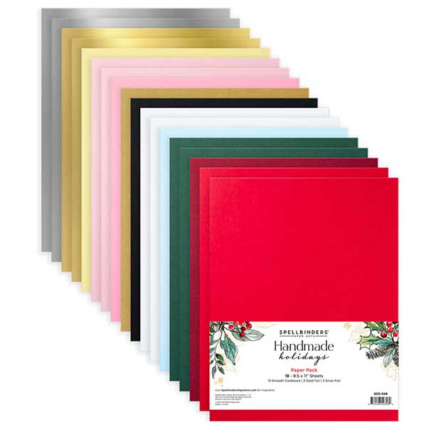 Spellbinders Handmade Holidays Paper Pack