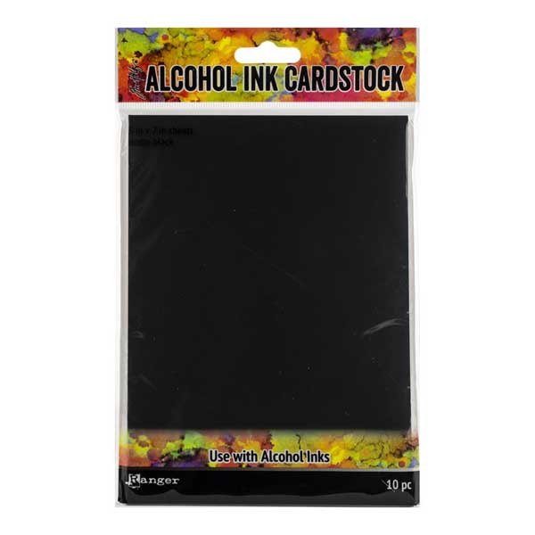 Tim Holtz Black Matte Alcohol Ink Cardstock