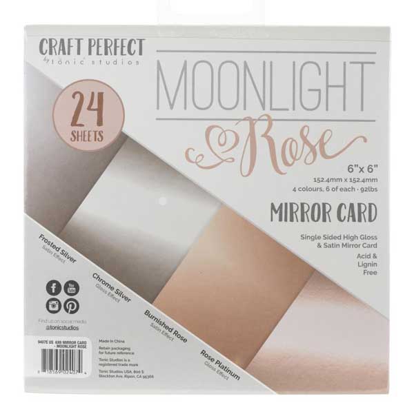 Tonic Studios Moonlight &amp; Rose Mirror Cardstock