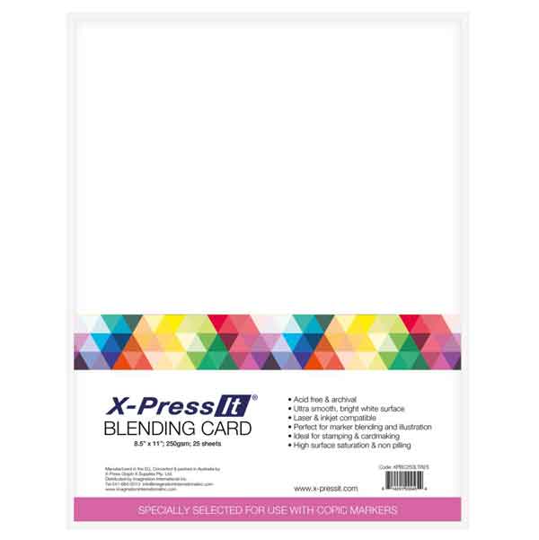 X-Press It White Blending Card