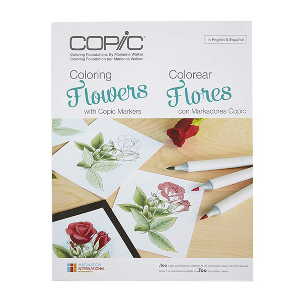 Copic Coloring Flowers Book