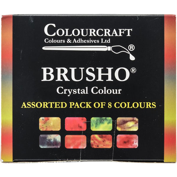 Brusho Crystal Colours Set - 8/Pkg