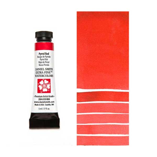 Daniel Smith 5ml Extra Fine Watercolor - Pyrrol Red