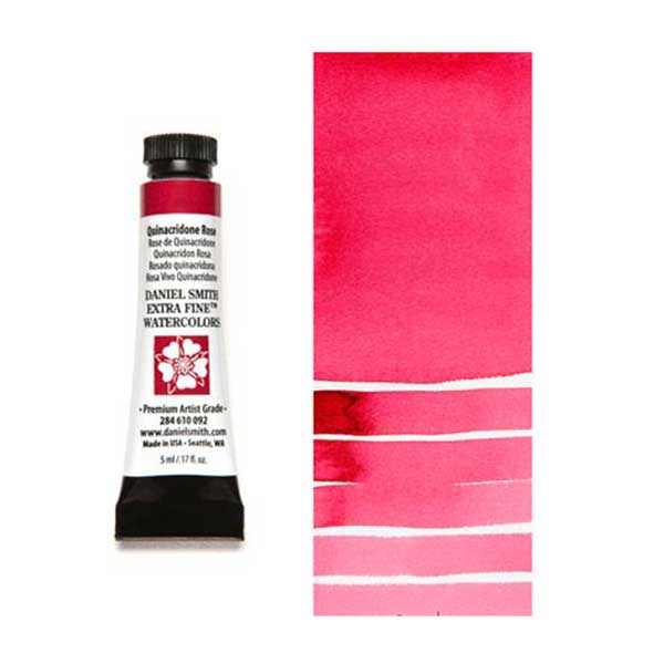 Daniel Smith 5ml Extra Fine Watercolor - Quinacridone Rose