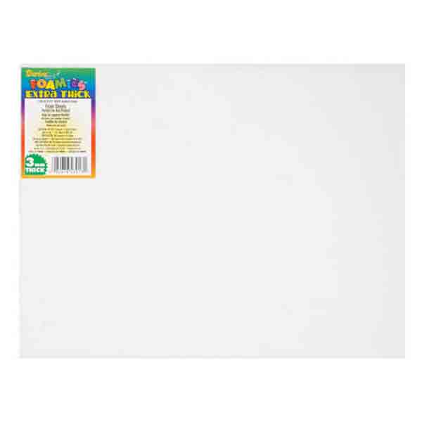 Darice White Foam Sheet (10pk) - 9&quot; x 12&quot;, 3mm