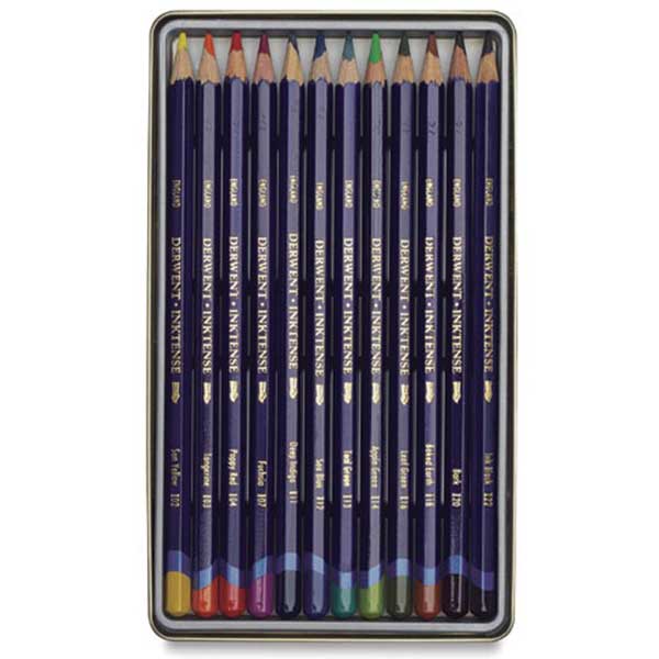 Derwent Inktense Pencils - 12 count