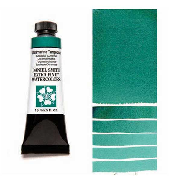 Daniel Smith &lt;span style=&quot;color:orange;&quot;&gt;15ml&lt;/span&gt;  Extra Fine Watercolor – Ultramarine Turquoise