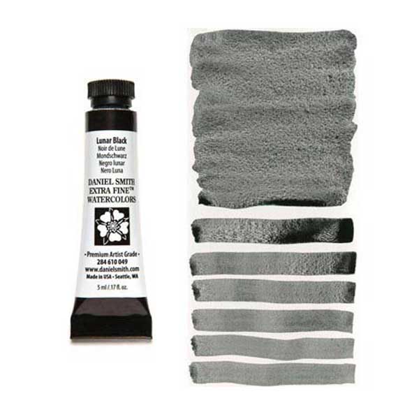 Daniel Smith 5ml Extra Fine Watercolor – Lunar Black