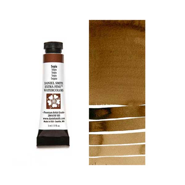 Daniel Smith 5ml Extra Fine Watercolor – Sepia