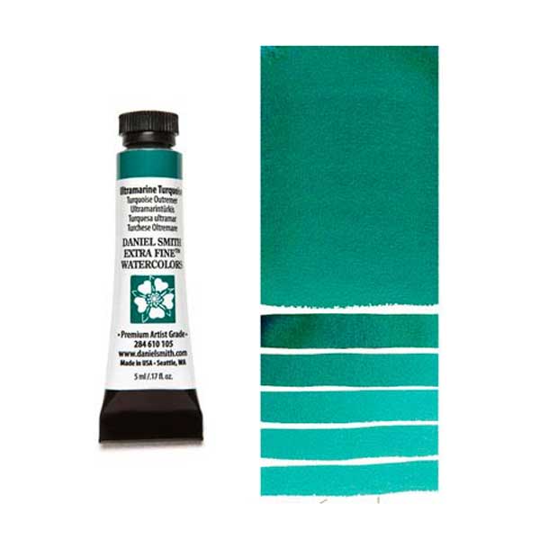 Daniel Smith 5ml Extra Fine Watercolor – Ultramarine Turquoise