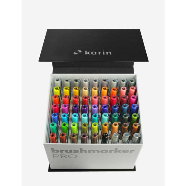 Karin BrushmarkerPRO - MegaBox 60 colours + 3 blenders