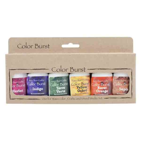 Ken Oliver Color Burst Watercolor Powders - Earth-tones