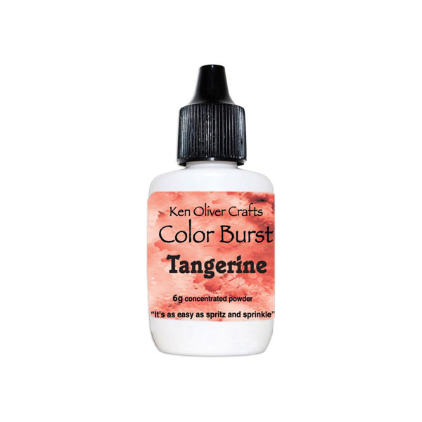 Ken Oliver Color Burst Watercolor Powder - Tangerine