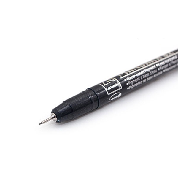 Kuretake Zig Cartoonist Mangaka Outline Pen - 02 - Black