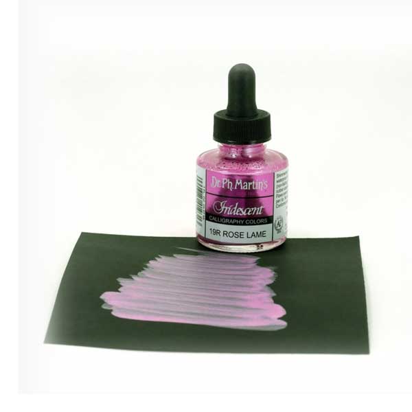 Dr. Ph. Martin&#039;s Iridescent Calligraphy Color - Rose Lame