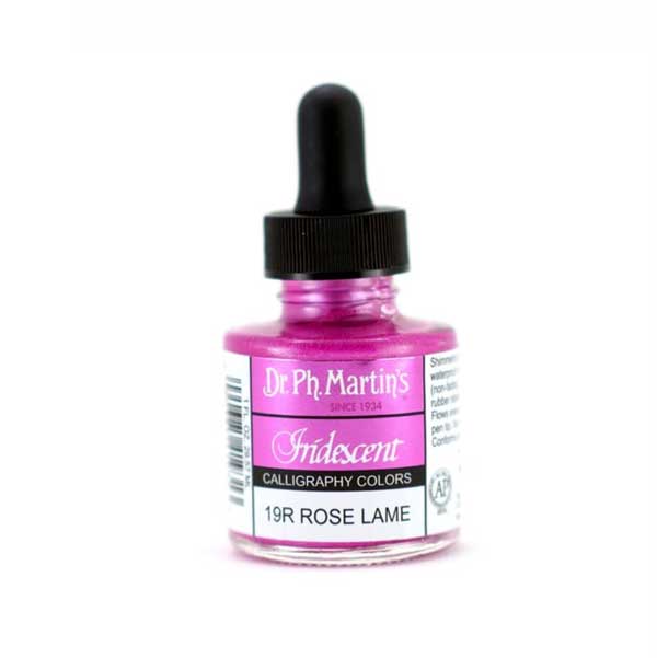 Dr. Ph. Martin&#039;s Iridescent Calligraphy Color - Rose Lame