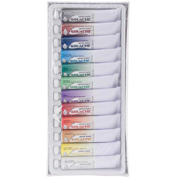 Royal &amp; Langnickel Gouache Acrylic Paints - 12 colors