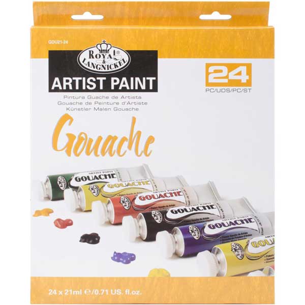 Royal &amp; Langnickel Gouache Acrylic Paints - 24 colors