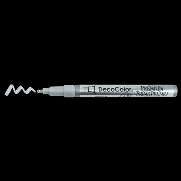 Marvy Uchida DecoColor Premium Metallic Marker - Silver