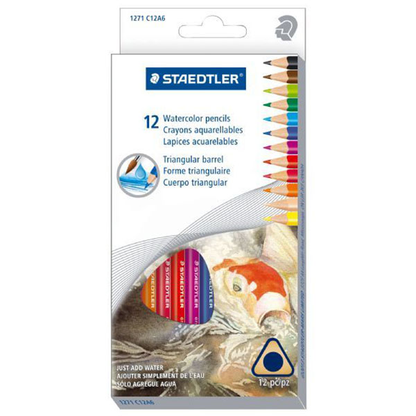 Staedtler Triangular Watercolor Pencil Set of 12