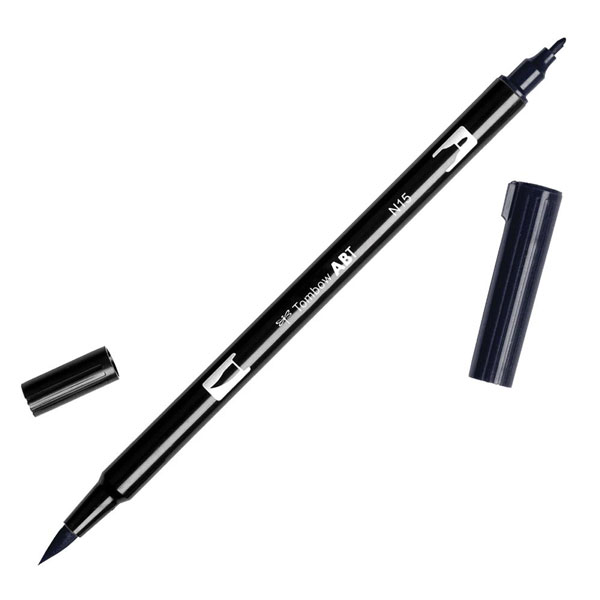 Tombow Dual Brush Marker - Black