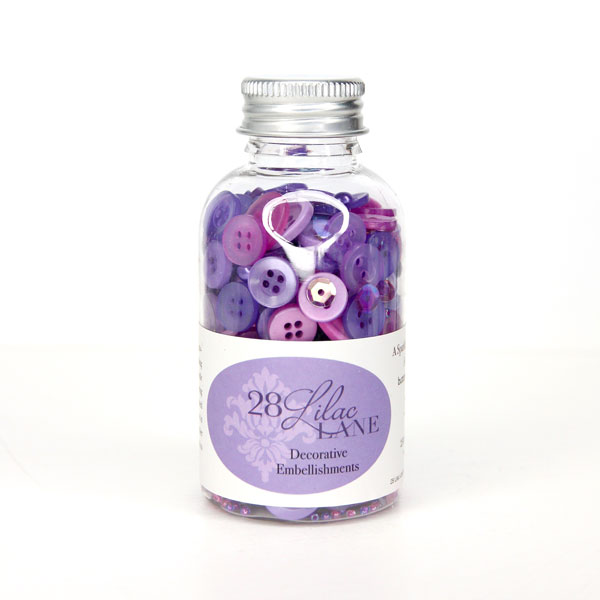 28 Lilac Lane &quot;On Lilac Lane&quot; Embellishment Bottle