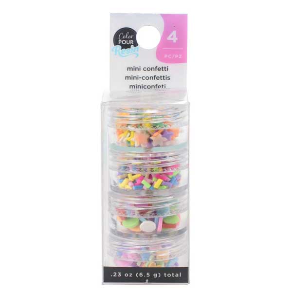 American Crafts Color Pour Mini Confetti - Bright