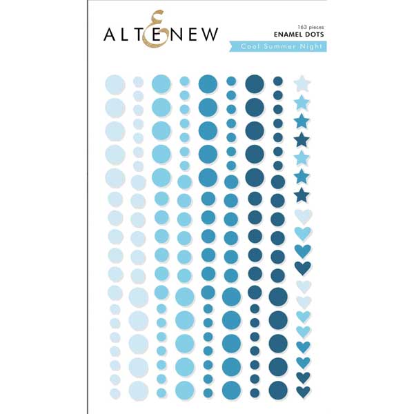 Altenew Cool Summer Night Enamel Dots