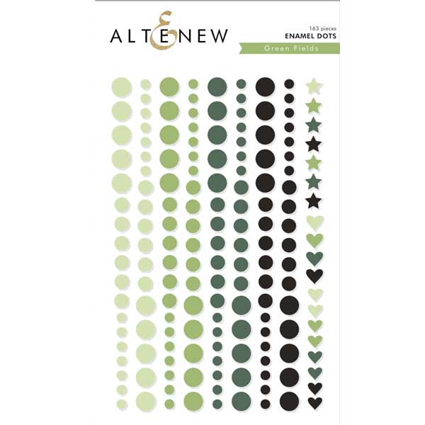 Altenew Green Fields Enamel Dots