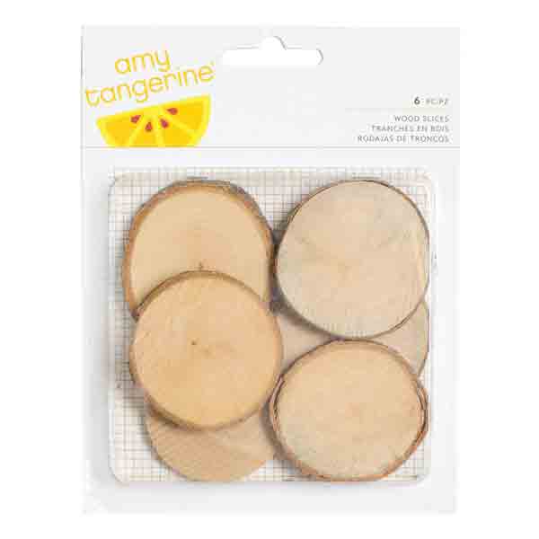 Wood Slices - 6 pack