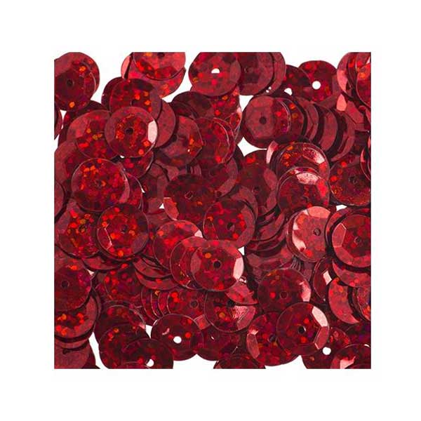 John Bead Round Sequins - Red